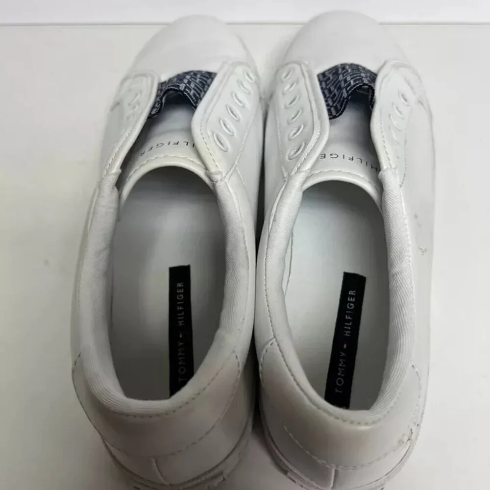Tommy Hilfiger Womens Laven Sneaker White Size 10 M